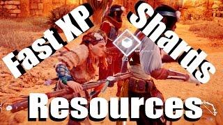 Horizon Zero Dawn Fast XP, Shards & Resources