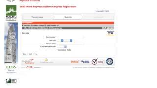 how to register for the ECSS congress