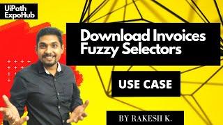 How to Download Invoices using Fuzzy Selector