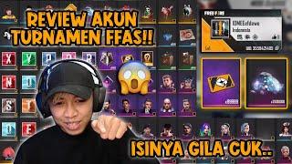 REVIEW AKUN GARENA BUAT TURNAMEN FFAS!! ISI ITEMNYA MANTAP GILA !!!