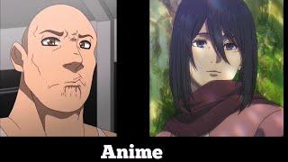 Anime vs Reddit Attack on Titan Rock Reaction  Meme #video#vs#AttackonTitan #Attack#onTitan