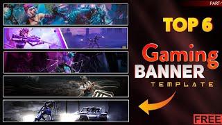 Top 6 Gaming Banner Template No Text | Free Download