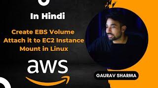 AWS Tutorials - 24 - Create First Elastic Block Storage Vol | Mount EBS in Linux | AWS Step By Step