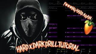 [FREE FLP] Beat Making | Hard x Dark Drill Tutorial