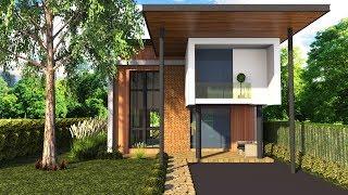 Sketchup Speed Build Modern House#1