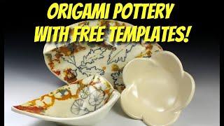 Origami Template Projects for Pottery! - Includes FREE TEMPLATES!
