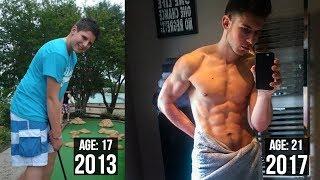 Josh Sullivan 4 Year Natural Body Transformation (17-21)