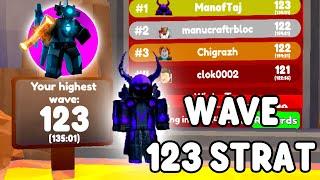 WAVES 1-123 STRAT FOR ENDLESS LEADERBOARD (Toilet Tower Defense)