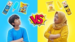 Makanan Biru vs Makanan Kuning Mana Yang Lebih Enak | Superduper Ziyan