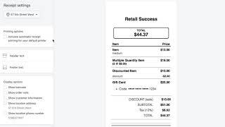 Shopify POS - Customizing Receipts from Admin