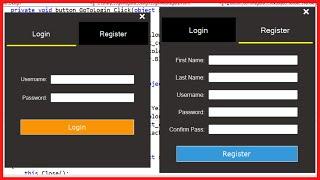 C# - How To Design Login And Register Form In C#