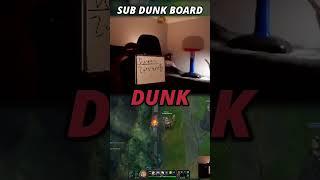 BIG DUNKING BOARD #league #leagueoflegends #dudebay