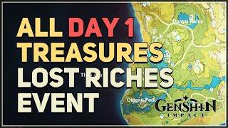 All Day 1 Treasures Lost Riches Genshin Impact