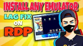 CREATE MULTIPLE ANDROID EMULATOR ON RDP | WITHOUT ANY ERROR LAG FIX | GODMINER