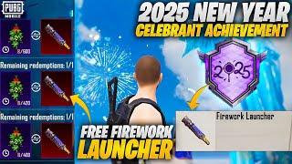 2025 New Year Celebrant Achievement PUBG Mobile | Use The Firework Launcher | PUBGM / BGMI