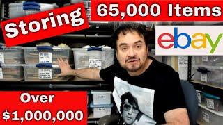 How We Store Over $1,000,000 in eBay Inventory 65,000+ Items