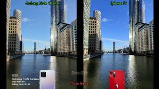 Galaxy Note 10 lite vs iphone 13 camera test comparison. Which one is better?