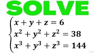 X = ?,  Y = ?,  Z = ? Solve This System of Equations | Step-by-Step Tutorial