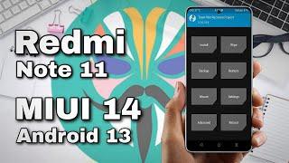 Finalmente - Redmi Note 11 - Miui 14 Android 13 - Instalação do TWRP e Root Via TWRP
