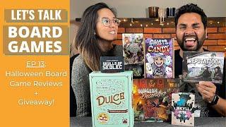 Let's Talk Board Games #13 - Halloween Games + Giveaway!