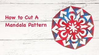 Paper Cut Easy Template | Mandala Pattern Design | Art and Craft Ideas and Projects