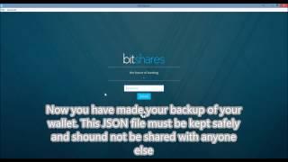 How to backup your BitShares wallet in a JSON file