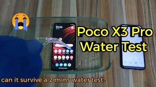 Poco X3 Pro : Water Test ( Can it survive a 2 min water test? )