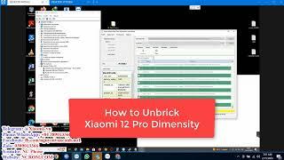 How to Unbrick Xiaomi 12 Pro Dimensity 8100-Ultra (BootLoop - Fastboot Lost) | 18/02/2023
