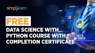  FREE Data Science With Python Course With Completion Certificate | SkillUp | Simplilearn