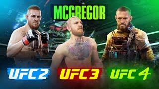 КАК МЕНЯЛСЯ CONOR MCGREGOR В UFC 2/3/4 ОТ EA Sports