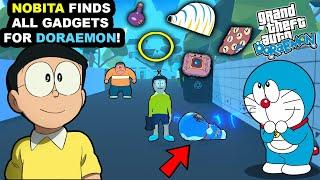 NOBITA FINDS ALL THE GADGETS FOR DORAEMON! | GTA Doraemon | Inner Gamerz