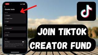 How To Join Tiktok Creator Fund !! Tiktok Creator Fund Application !! Tiktok Creator Fund ! Tiktok