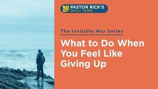 What To Do When You Feel Like Giving Up • The Invisible War  • Ep. 1