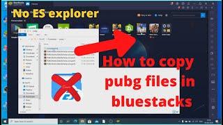 How to copy pubg /cod files in bluestacks without es file explorer(2020)[Hindi]|Play pubg /cod on pc