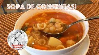 Sopa de Conchitas - Shells Mexican Soup!