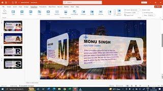 Create presentation use rotate transition | how to make ppt in powerpoint