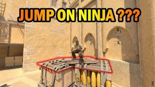 How to jump onto ninja box on Mirage in CS2?