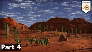 Part 4: Stylized Desert Environment ️ (Blender Tutorial)