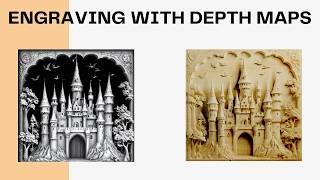 Making Engraving Images Even Easier Using Depth Maps