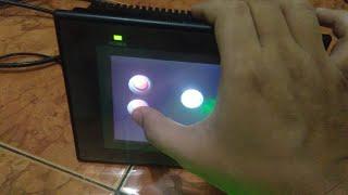 Tutorial mengkonfigurasi HMI omron dengan PLC cp1e