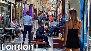 London City Summer Afternoon Walk | Luxury Upmarket Street Walking Tour | London Walk In West End