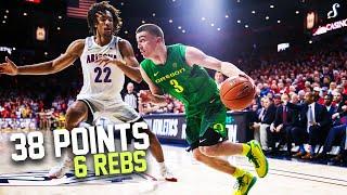 Payton Pritchard Full Highlights 2.22.20 Oregon vs Arizona - 38 Pts, 6 Rebs, Draft Stock Rising!