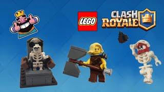 LEGO Clash Royale. [valkyrie, bomber & tombstone] - Tutorial + Review