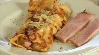 How to Make Crepes : Ham and Cheese Crepes