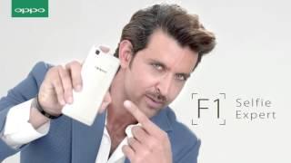 Oppo F1Selfie Expert Mobile featuring  Hrithik Roshan TVC 2016