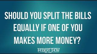 Should A Couple Split Bills Equally If One Of Them Earns More?