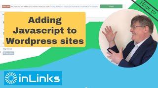 How to add the Javascript to a Wordpress site