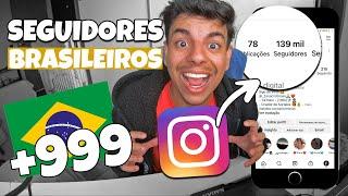 Descubra o MELHOR Método para Ganhar Seguidores Brasileiros no Instagram em 2025! 