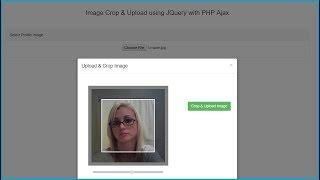 Image Crop and Uploading using JQuery with PHP Ajax