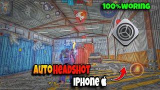 iPhone  auto️headahot setting ️| free fire auto️headshot setting for iPhone  | 95% headshot 